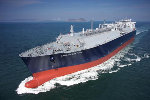Current gas carrier designs will be challenged by the regulatory moves toward low-to-no emission shipping. Picture: SHI (gas carrier)
